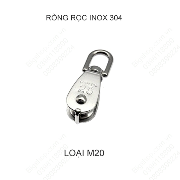 Ròng rọc đơn bằng inox 304 không gỉ M20-M25-M32-M50 tùy chọn