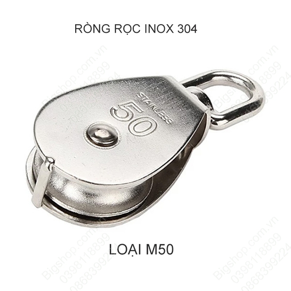 Ròng rọc đơn bằng inox 304 không gỉ M20-M25-M32-M50 tùy chọn
