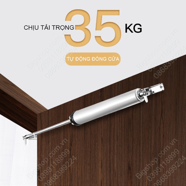 Tay co tự đóng cửa, chịu tải trọng lên tới 35kg