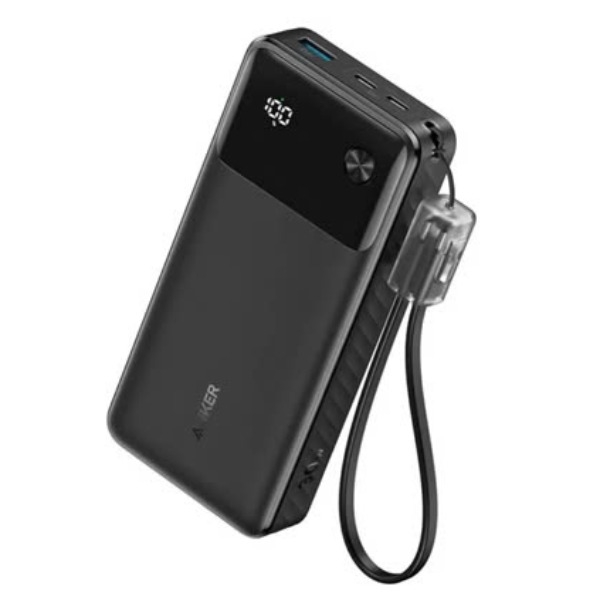 Pin Sạc Dự Phòng ANKER 20000mAh 30W 3 cổng (2USB-C & 1USB-A) kèm dây cáp Type C - A1384