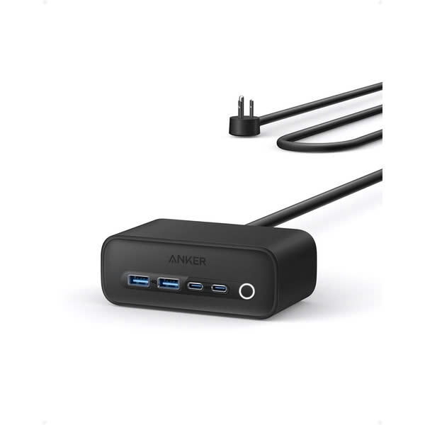 Trạm sạc nhanh nhiều cổng Anker 525, công suất 67W, gồm 3AC, 2USB A, 2USB C - A91C0 | ANKER Việt Nam