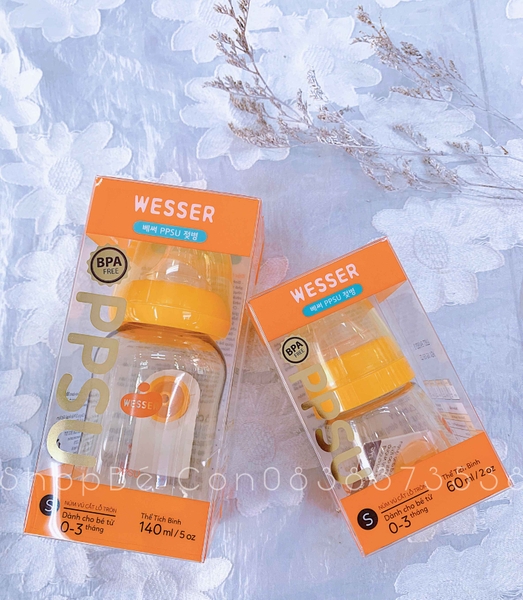 Bình Wesser PPSU 140ml