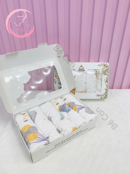 Hộp 5 khăn sữa cổ tích Manny