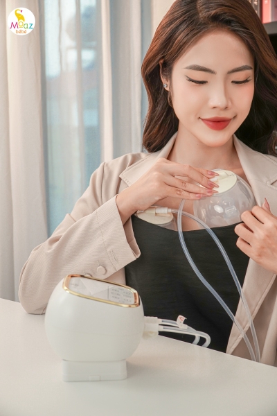 Máy hút sữa điện đôi Moaz BéBé MB090
