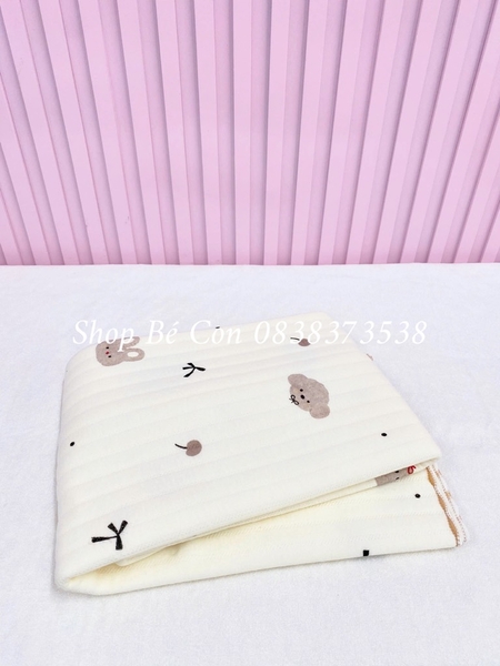 Khăn tắm cotton in hình xuất Nhật 90x90