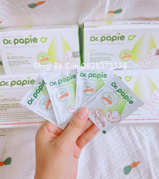 Gạc rơ răng miệng Dr.papie