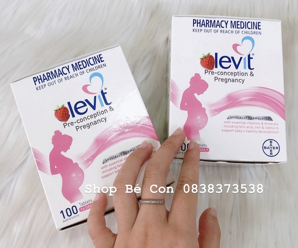 Elevit bầu Úc họp 100 viên