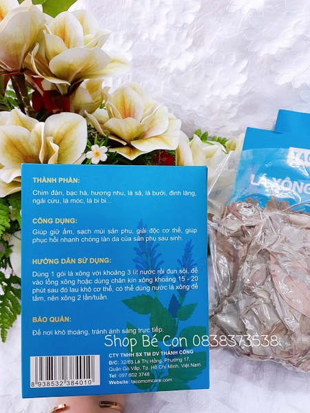 Lá xông tắm sau sinh Taco