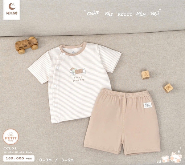 Bộ cộc tay sơ sinh CCL01