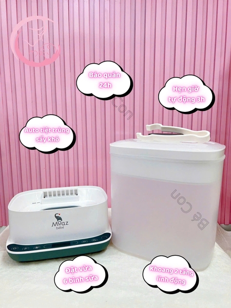 Máy tiệt trùng hơi nước và sấy khô Moaz BéBé MB – 101