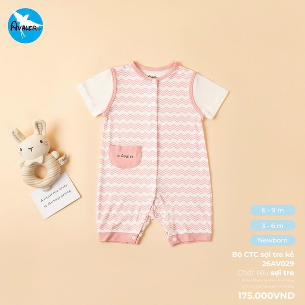 Body CTC sợi tre kẻ 26AV029