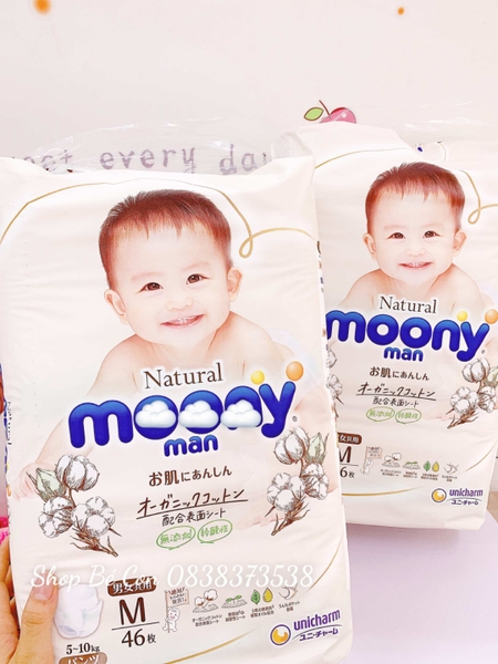 Tã quần Moony Natural size M