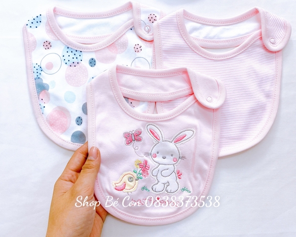 Set 3 yếm Kids center