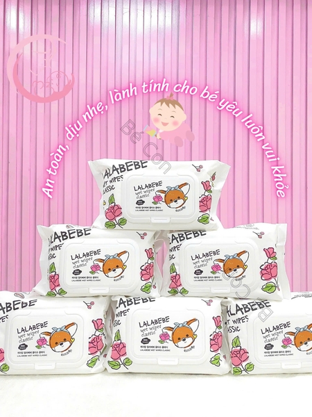 Khăn ướt cao cấp Lalabebe K-mom Hàn Quốc
