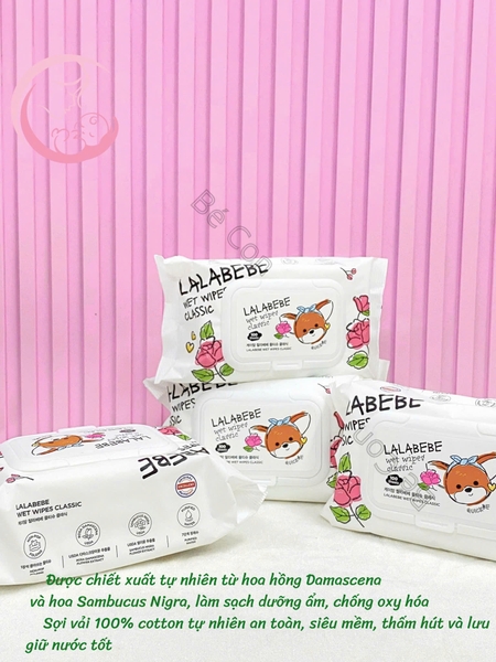 Khăn ướt cao cấp Lalabebe K-mom Hàn Quốc