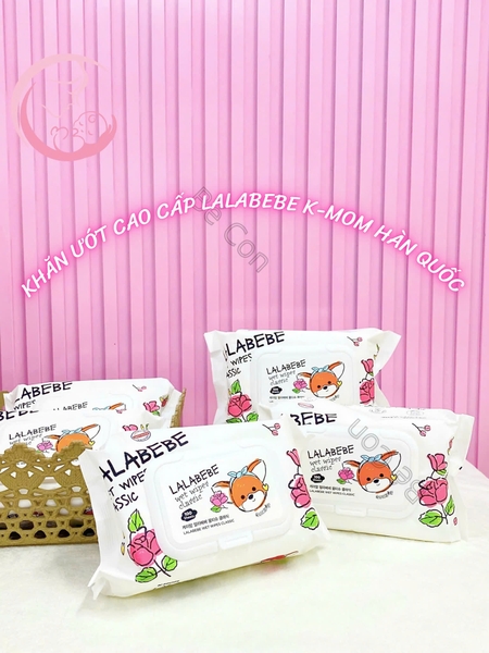 Khăn ướt cao cấp Lalabebe K-mom Hàn Quốc