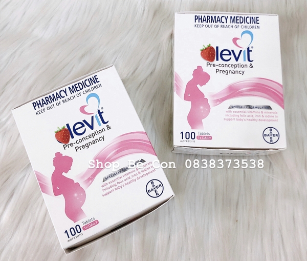 Elevit bầu Úc họp 100 viên