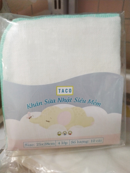 Khăn sữa Taco