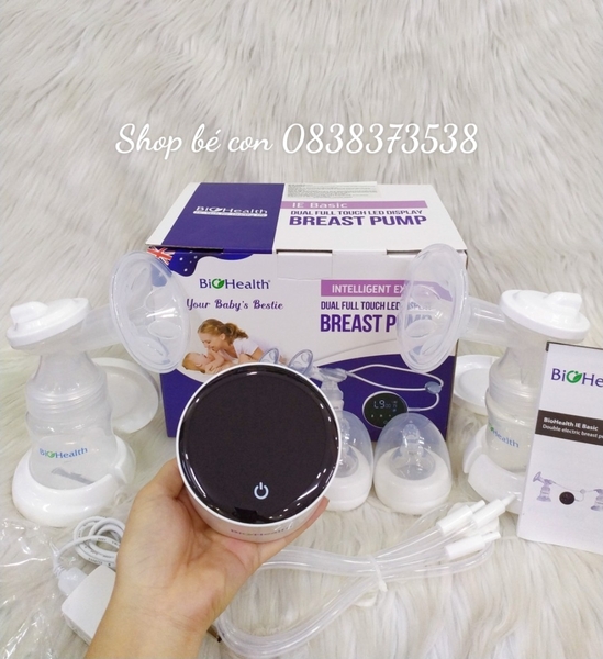 IE Basic - máy hút sữa điện 2 bình Biohealth