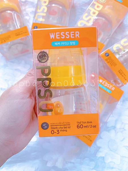 Bình sữa wesser ppsu 60ml