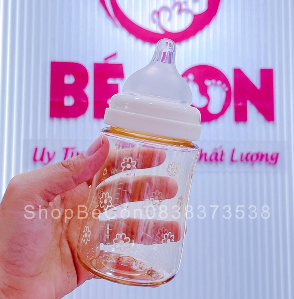 Bình Sữa UBmom Hoa Cúc Size 200ml