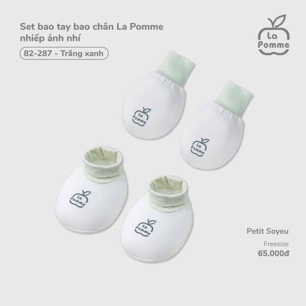 Set bao tay bao chân La Pomme nhiếp ảnh nhí