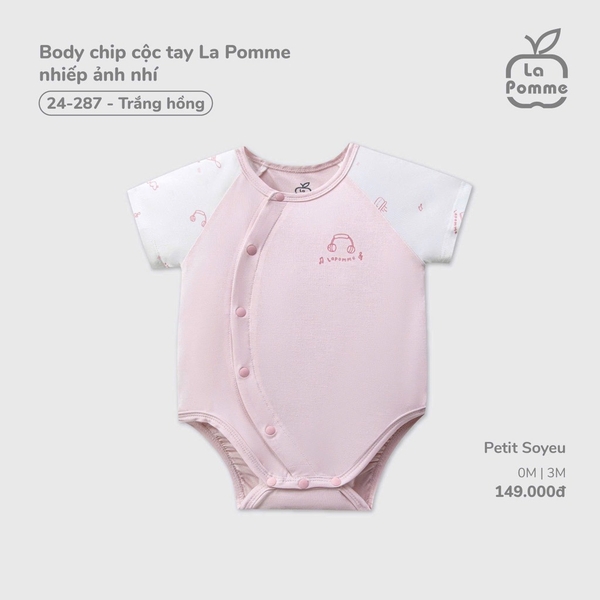 Body chip cộc tay La Pomme nhiếp anh nhí