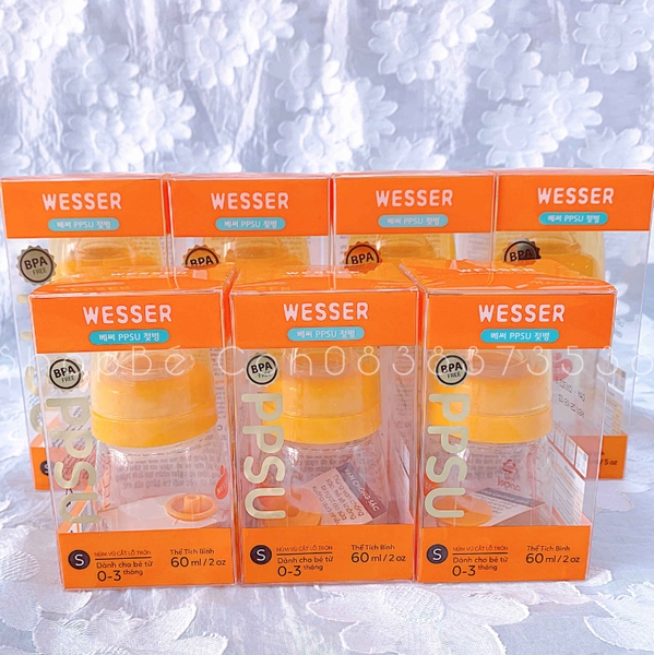 Bình sữa wesser ppsu 60ml