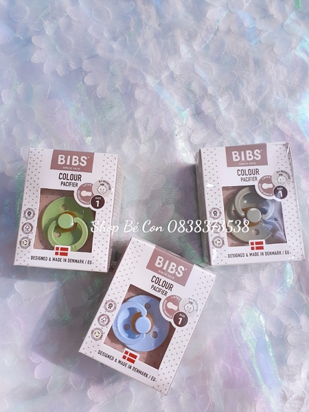 Ti giả cao cấp BIBS Đan Mạch cho bé kèm nắp trứng (Chính Hãng)