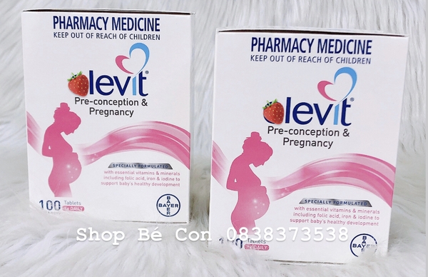 Elevit bầu Úc họp 100 viên