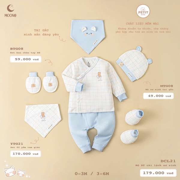 Bộ dài tay cài lệch DCL21