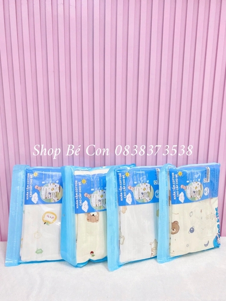 Khăn tắm cotton in hình xuất Nhật 90x90