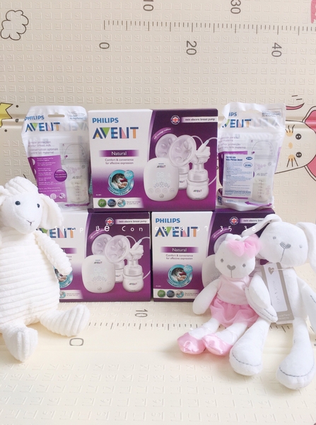 Máy hút sửa điện đôi Avent - Hoa tuyết SCF301/01