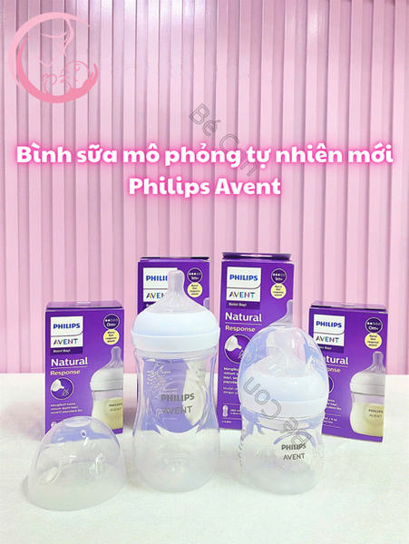 Bình sữa mô phỏng tự nhiên mới hiệu Philips  Avent