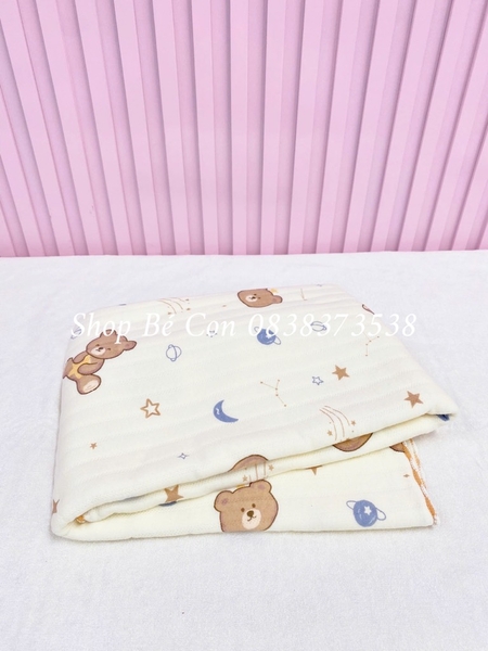 Khăn tắm cotton in hình xuất Nhật 90x90