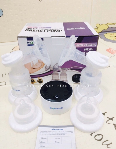 IE Basic - máy hút sữa điện 2 bình Biohealth
