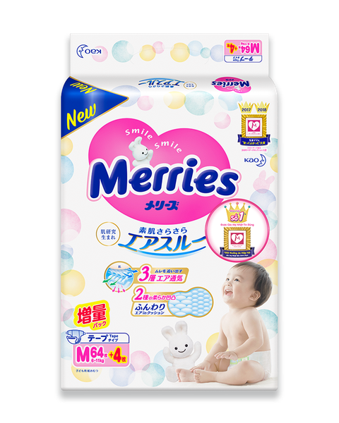 Tã quần Merries size M