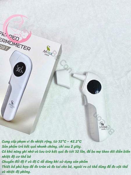 Nhiệt kế hồng ngoại Moaz BéBé MB – 097