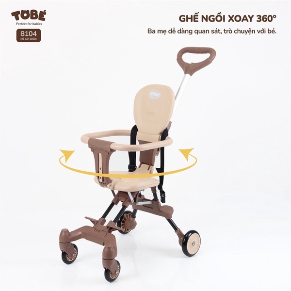 Xe đẩy gấp gọn Tobe