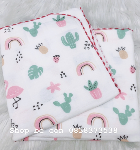 Khăn tắm cotton in hình xuất Nhật 90x90