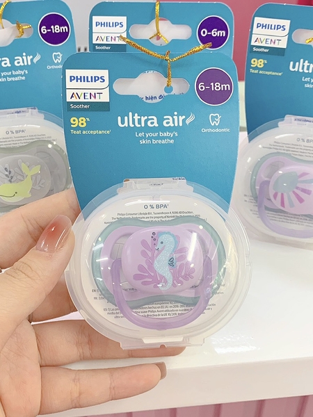 Ty ngậm thông khí Ultra Air Philips Avent cho bé
