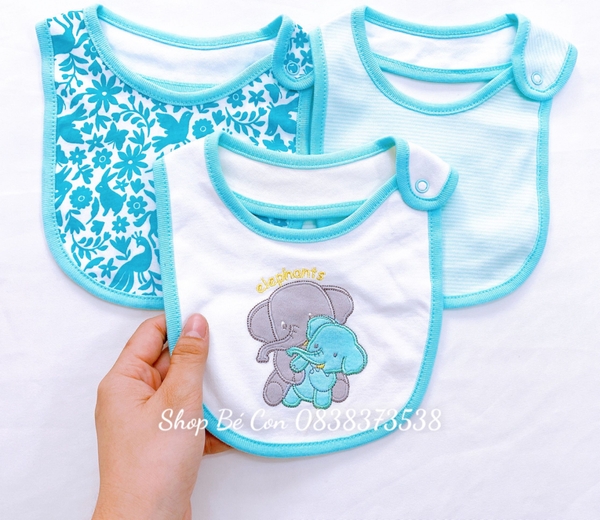 Set 3 yếm Kids center