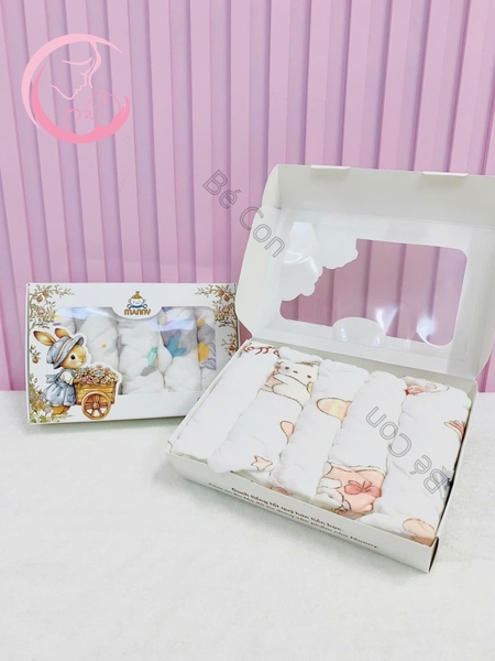 Hộp 5 khăn sữa cổ tích Manny