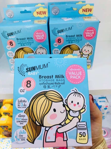 Bỏ mẫu Túi Trữ Sữa Sunmum