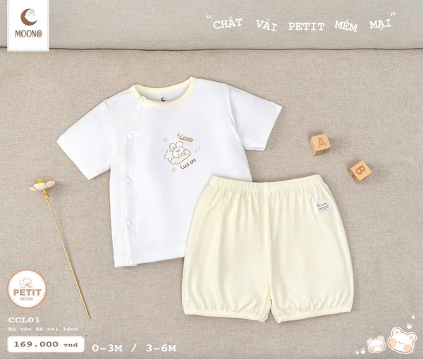 Bộ cộc tay sơ sinh CCL01