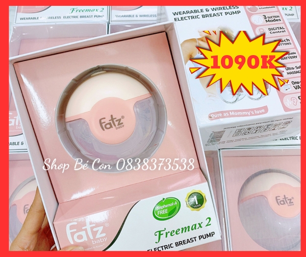 Máy Hút Sữa Điện Không Dây Fatzbaby Freemax 2