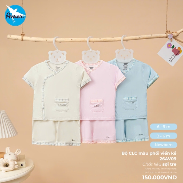 Bộ CLC màu phối viền kẻ 26AV09