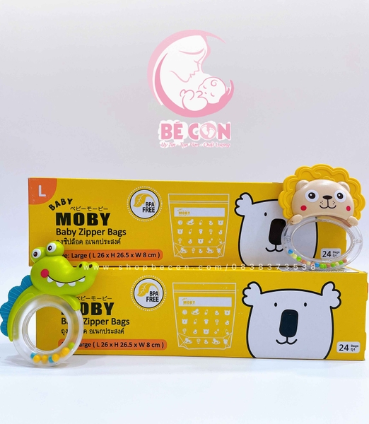 Túi zip đa năng Baby Moby (24 túi/hộp)