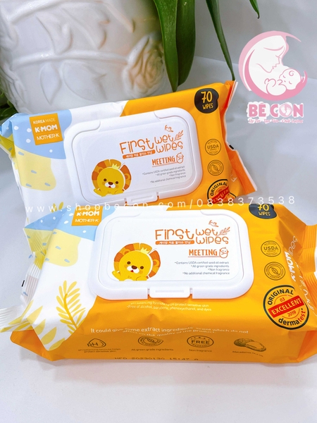 Khăn ướt cao cấp K-Mom (70c)