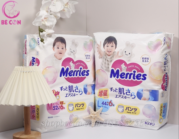 Tã Merries size L